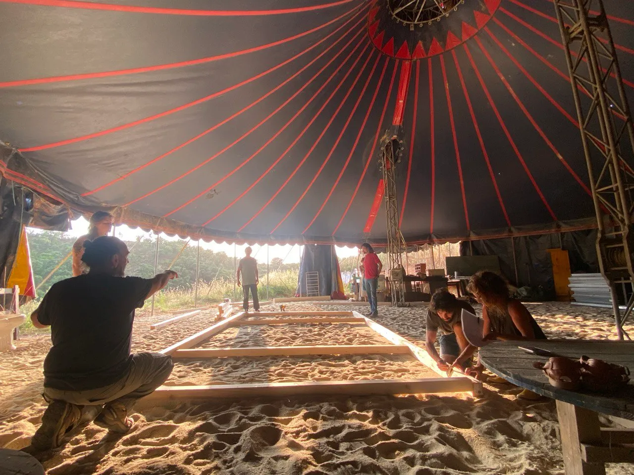 Circus tent